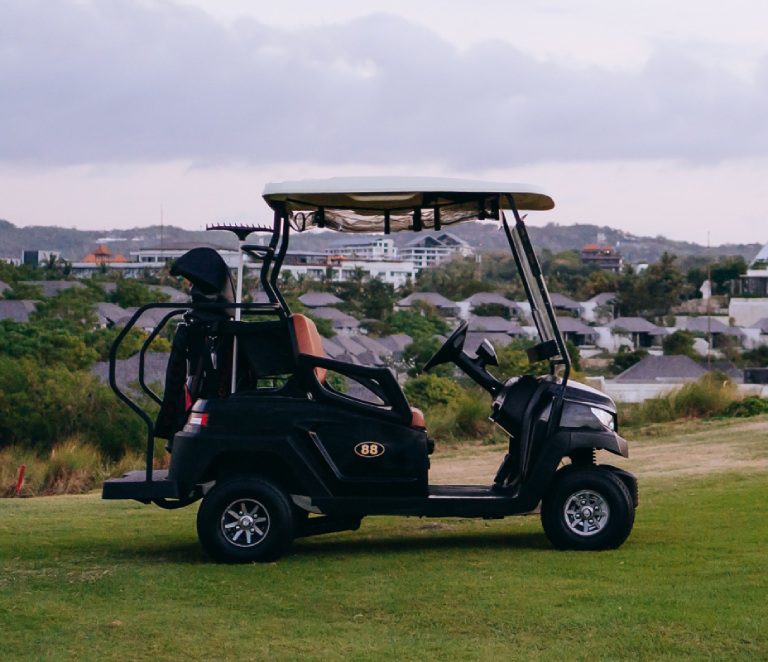 Golf Cart, backlit